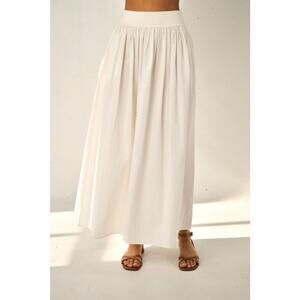 La Maregold The Saxa Skirt - XS White